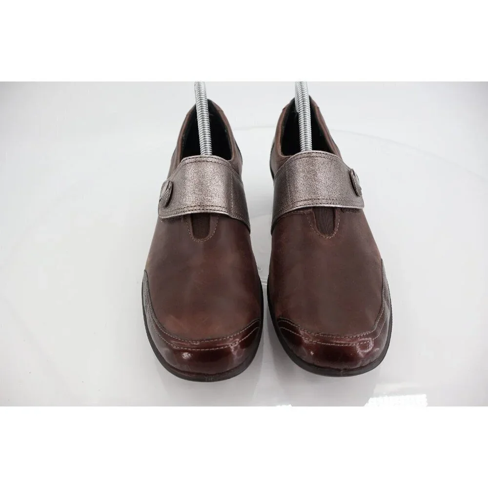 Romika Skylight Loafers Women's Size 41 10 Brown Pewter Bootie Shootie Comfy
